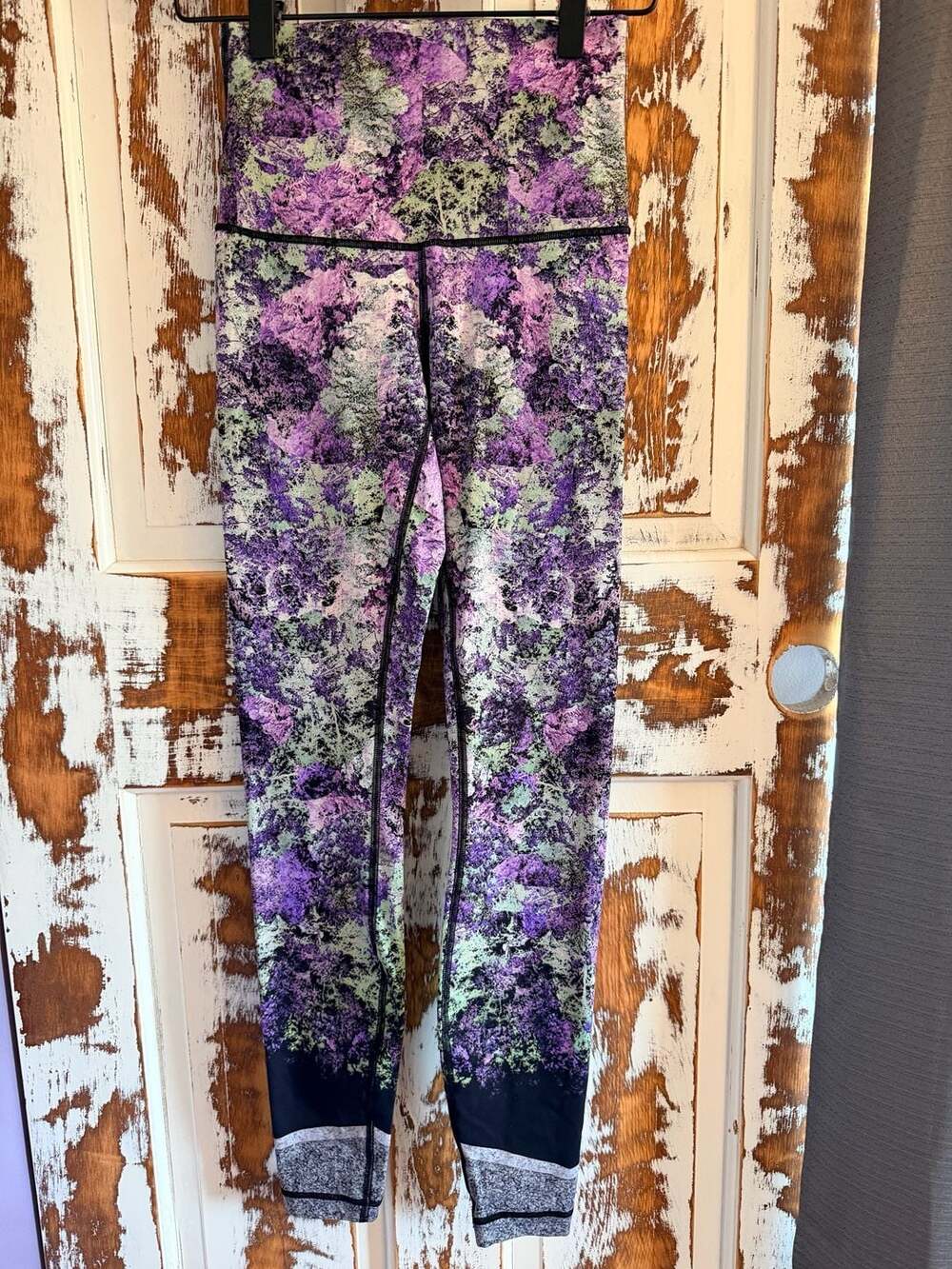 Lululemon Wunder Under Hi-Rise Tight Nulux Vivid Vision Multi Black Size 4